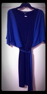 Dressbarn royal blue and navy dress